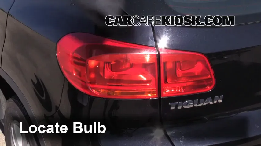 2013 Volkswagen Tiguan S 2.0L 4 Cyl. Turbo Luces Luz trasera (reemplazar foco)